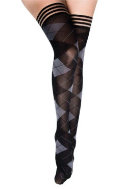 Kix'ies Argyle Thigh Highs(Kixies Argyle Thigh Highs)