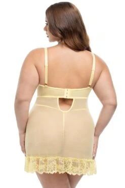 Lacey Babydoll(Lacey Babydoll) 8 Lacey Babydoll(Lacey Babydoll) -Serpent Lane BananaYellowBabydollQueenSize