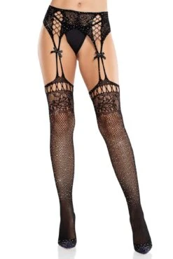 Rhinestone Thigh High Set(Rhinestone Thigh High Set)