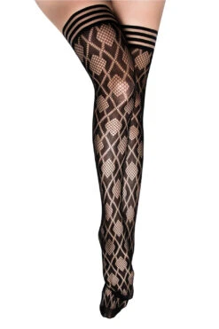 Kix'ies Diamond Flush Thigh Highs(Kixies Diamond Flush Thigh Highs)