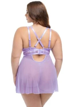 Stassi Babydoll(Stassi Babydoll) 8 Stassi Babydoll(Stassi Babydoll) -Serpent Lane LavenderBabydollQueenSize