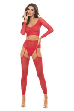 Crop Top Body Stocking(Crop Top Body Stocking)