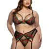 Plus Size Cherry Bra Set(Plus Size Cherry Bra Set)
