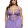 Plus Size Lilac Babydoll(Plus Size Lilac Babydoll)