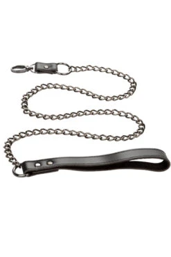 Chain Halter & Leash(Chain Halter Leash) -Serpent Lane chokerleashveganleather