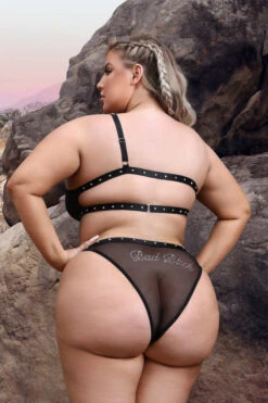 Bad Bitch Bra Set(Bad Bitch Bra Set) -Serpent Lane oneshoulderbadbitchbraSetplussize