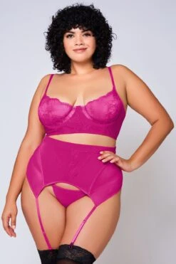 Jayne Bra Set(Jayne Bra Set) -Serpent Lane plussizefuschiabraset