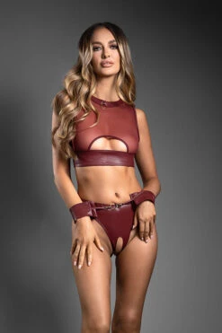 Burgundy Bra Set(Burgundy Bra Set)