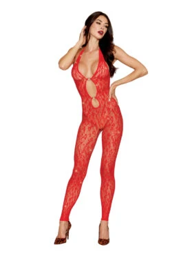Red Leopard Bodystocking(Red Leopard Bodystocking)