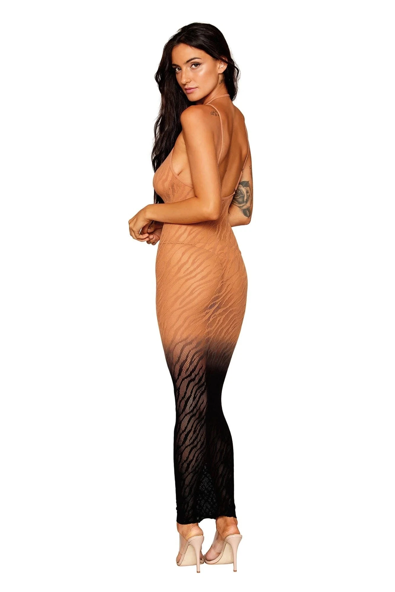 Zebra Ombre Body Stocking(Zebra Ombre Body Stocking) 2 Zebra Ombre Body Stocking(Zebra Ombre Body Stocking) - Image 2