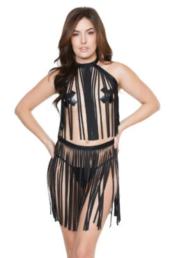 Coquette Fringe Harnest Set(Fringe Harnest Set) -Serpent Lane sexyfringeexoticlingerie